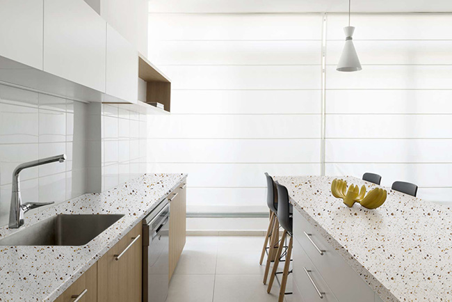 HJ-6601(单色)石英石实拍