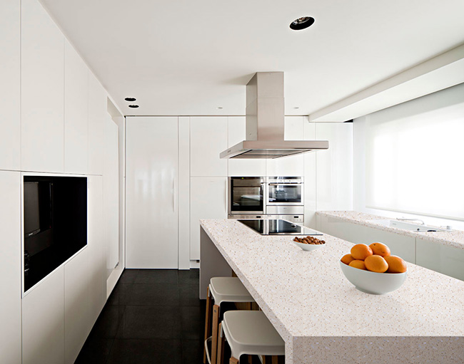 HJ-6619(双色)石英石实拍