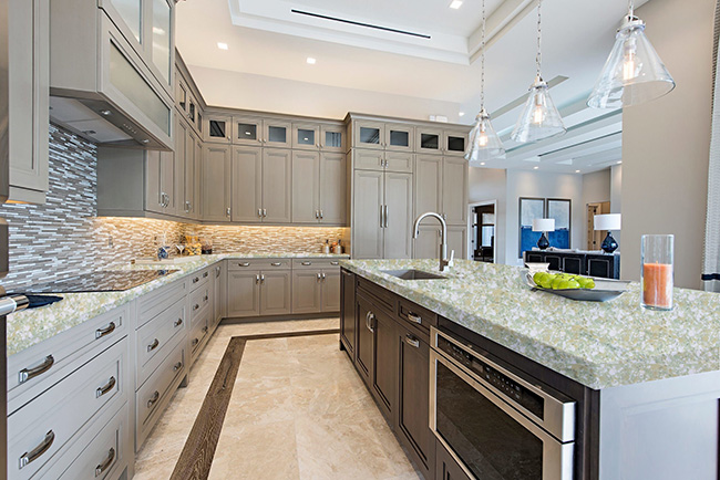 HJ-6620(双色)石英石实拍