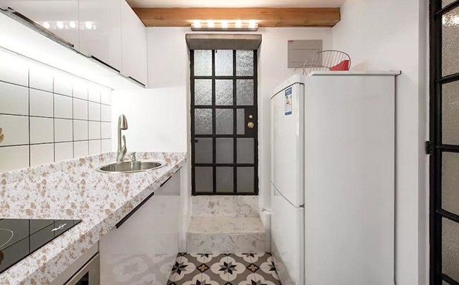 HJ-6623(双色)石英石实拍