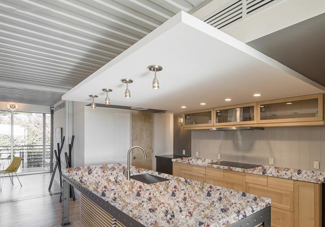 HJ-6678(双色)石英石实拍