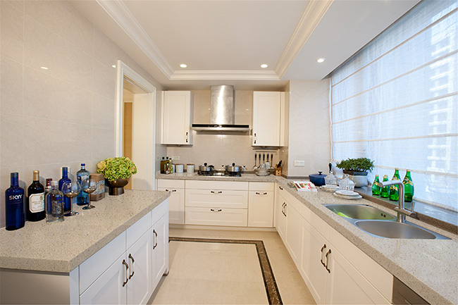 HJ-6655(单色)石英石实拍